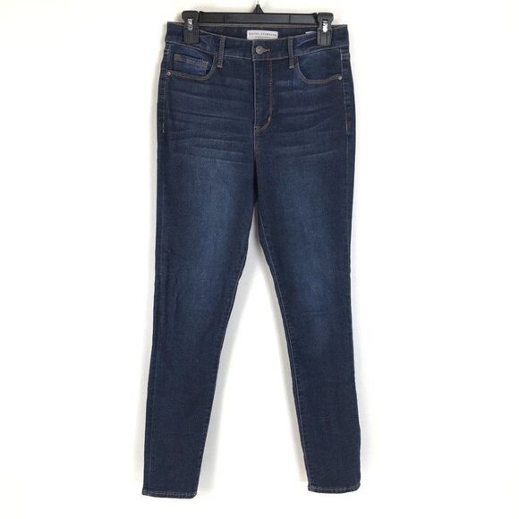 Social Standard by Sanctuary High Rise Skinny Jeans Missy Size 6/28 Dark Wash - Picture 1 of 14